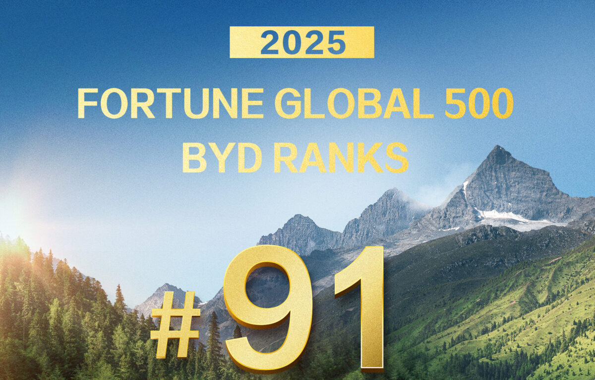 Εκτοξεύτηκε η BYD στη Fortune Global 500 του 2025