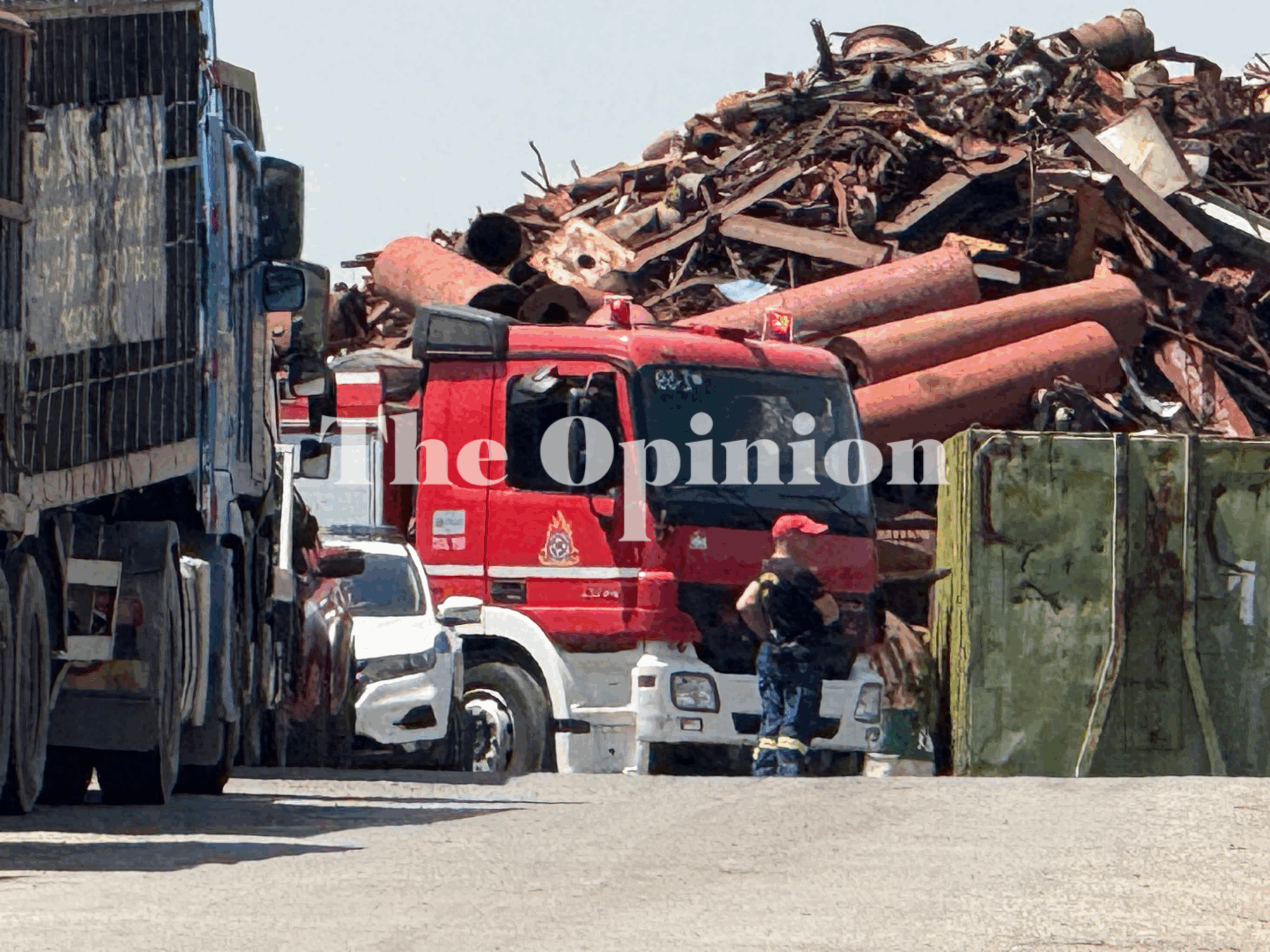 Θεσσαλονίκη: Φωτιά σε μάντρα στα Διαβατά