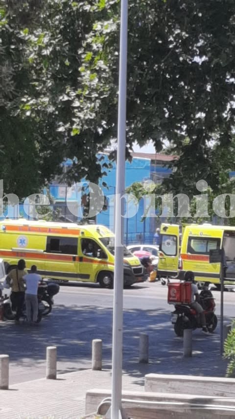 Παράσυρση πεζής δίπλα στο Δημαρχείο Θεσσαλονίκης (ΦΩΤΟ)