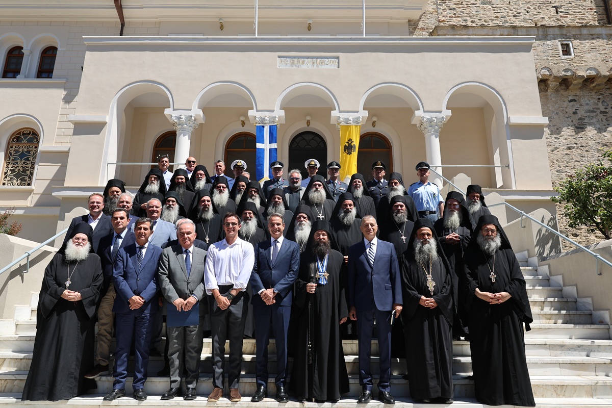 Κ. Μητσοτάκης από Άγιον Όρος: Οικονομική στήριξη 100 εκατ. ευρώ έως το 2030