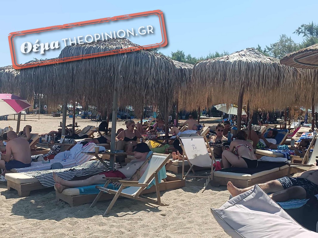 Θεσσαλονίκη: Στις κοντινές παραλίες αναζητούν δροσιά (ΦΩΤΟ)