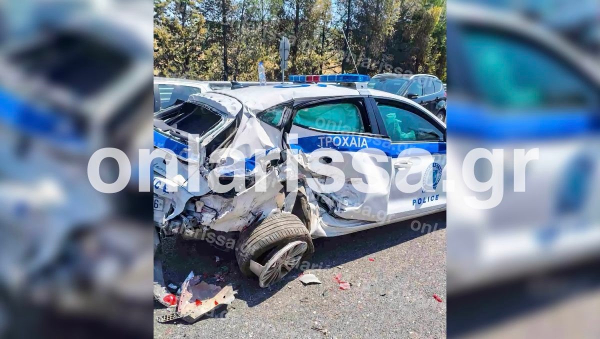 Αγροτικό διέλυσε περιπολικό – Στο νοσοκομείο δύο αστυνομικοί