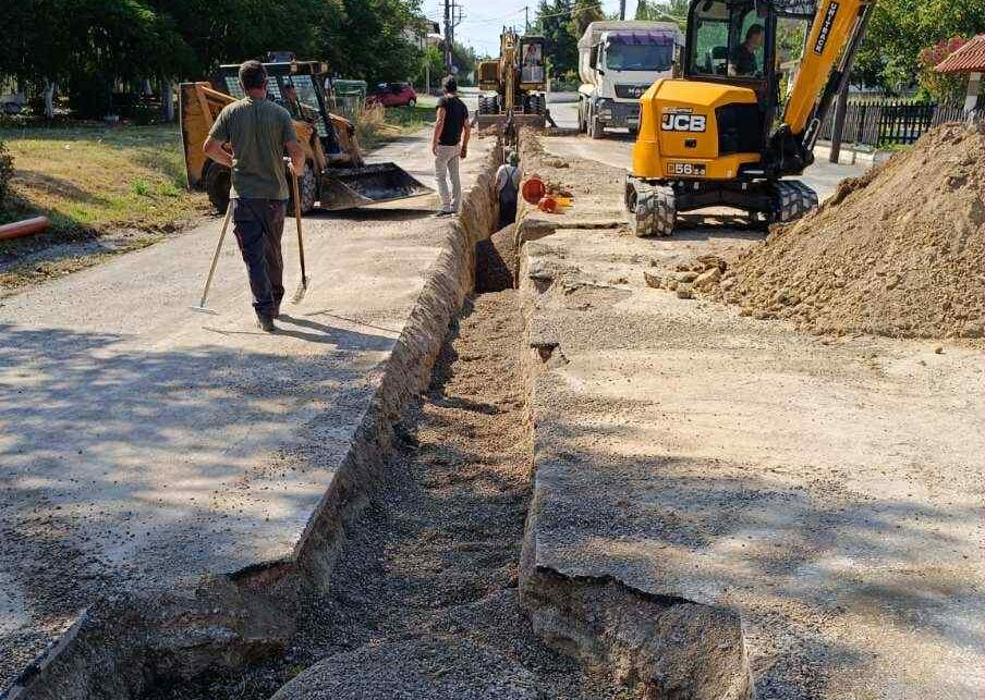 Δήμος Χαλκηδόνος: Κατασκευάζεται το δίκτυο αποχέτευσης ακαθάρτων της κοινότητας Προχώματος