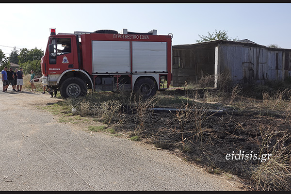 Κιλκίς: Πυρκαγιά από πτώση κολόνας – Αποφεύχθηκαν τα «χειρότερα» (ΦΩΤΟ+VIDEO)