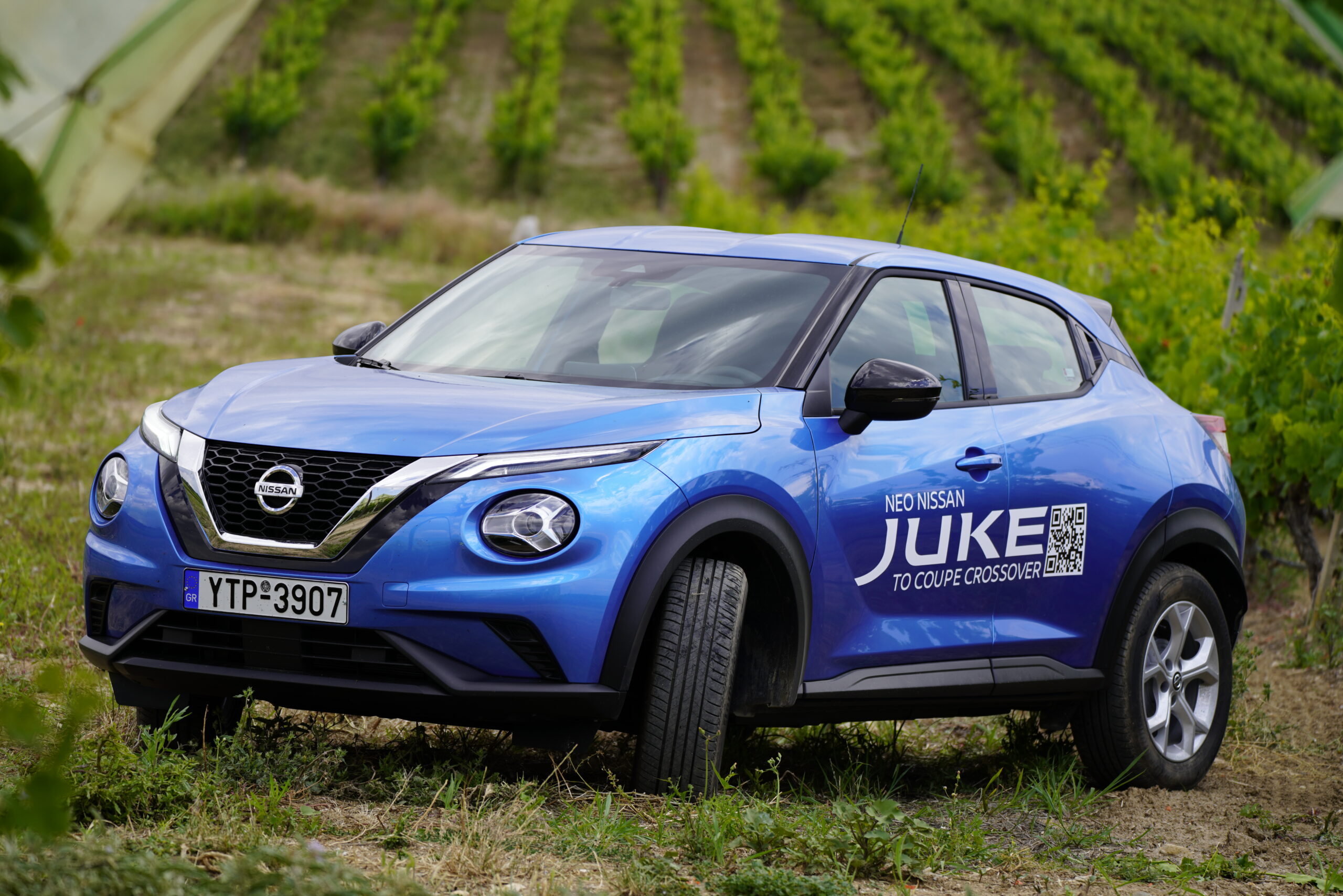 Με το coupe Nissan Juke στ’ αμπέλια της Ανατολικής Χαλκιδικής!