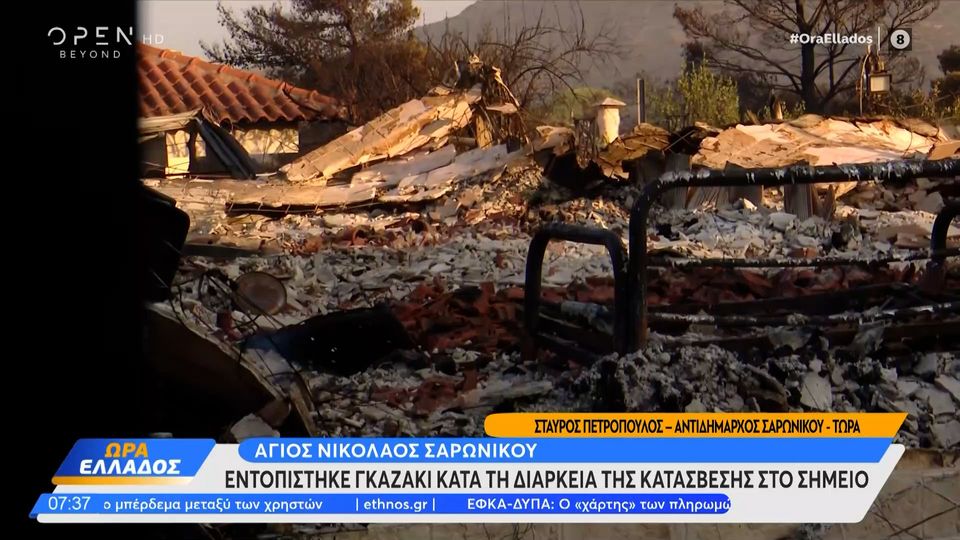 Γκαζάκι βρέθηκε στον Άγιο Νικόλαο, σύμφωνα με τον αντιδήμαρχο Σαρωνικού (VIDEO)