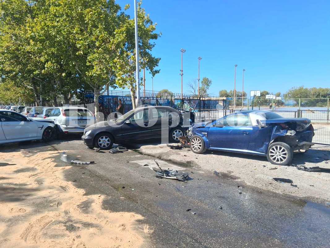 Θεσσαλονίκη: BMW «πήρε παραμάζωμα» τρία οχήματα έξω από το Ποσειδώνιο – Προσήχθη ο οδηγός (ΦΩΤΟ-VIDEO)