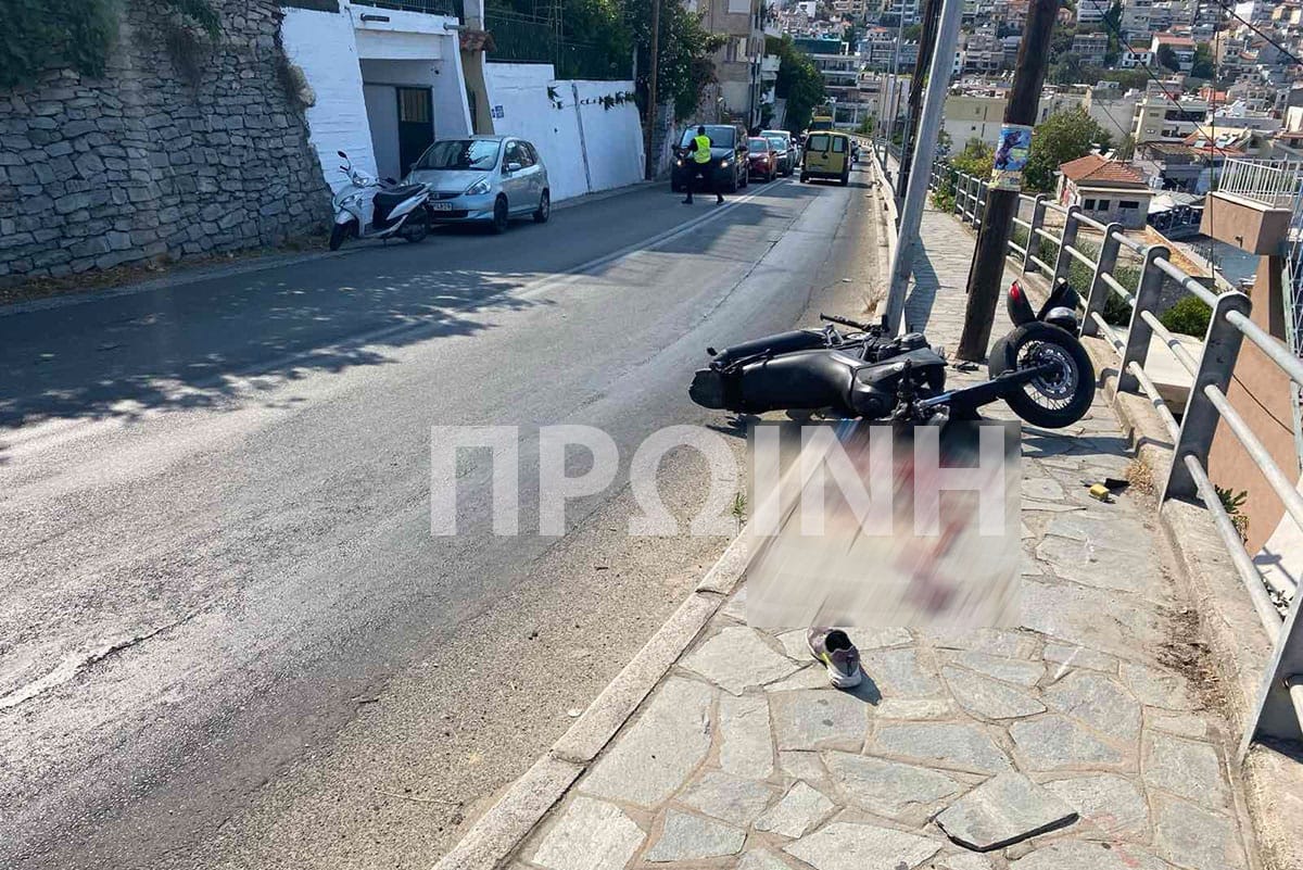 Τροχαίο στη Καβάλα: Τραυματίστηκε οδηγός μηχανής – Νοσηλεύεται στο νοσοκομείο