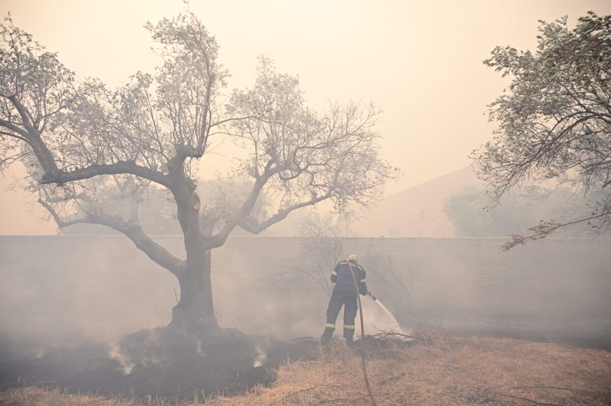 Νέα μεγάλη φωτιά στην Αττική – Επιχειρούν ισχυρές επίγειες και εναέριες δυνάμεις, ήχησε το 112 (VIDEO)