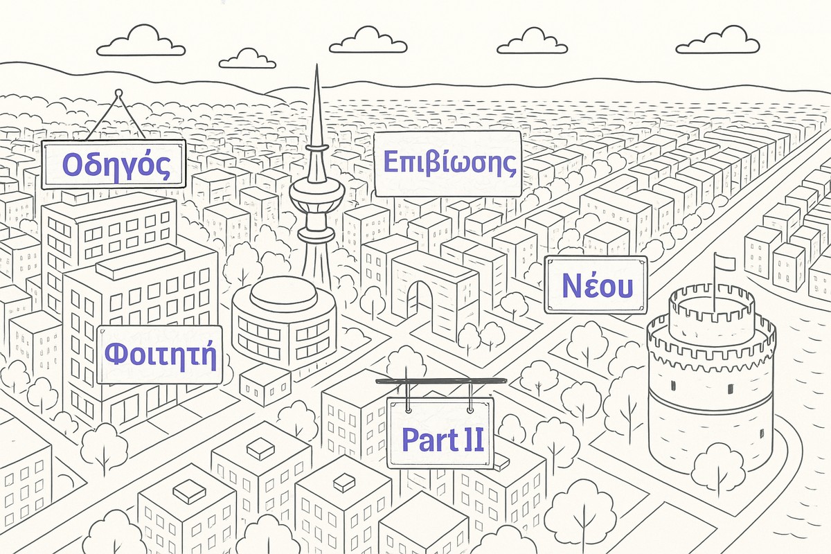 Πρωτοετής στη Θεσσαλονίκη; Πού να πας, τι να κάνεις και πώς να…«χαθείς» στα στενά της πόλης