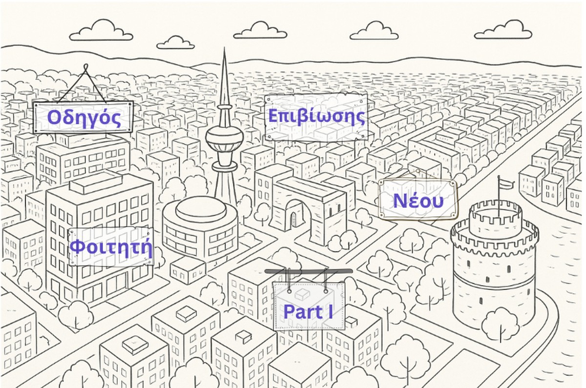 Φοιτητής στη Θεσσαλονίκη; Το απόλυτο starter pack για τα πρώτα σου «βήματα»