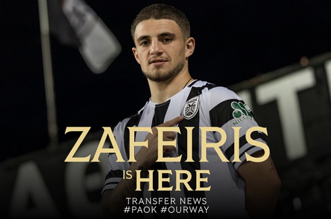 ΠΑΟΚ: Ανακοινώθηκε ο Ζαφείρης με βίντεο… έπος (VIDEO)