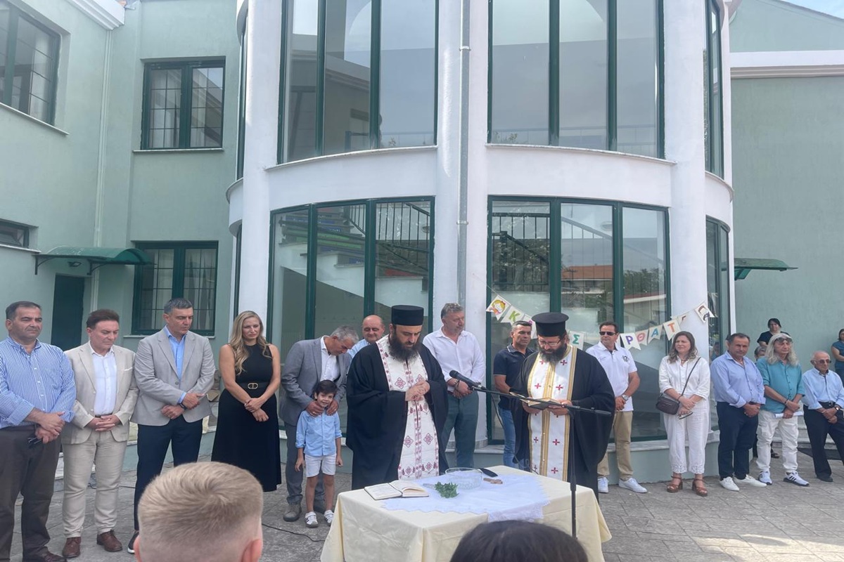 Στους αγιασμούς σχολείων της ΠΕ Δράμας η Σώκου