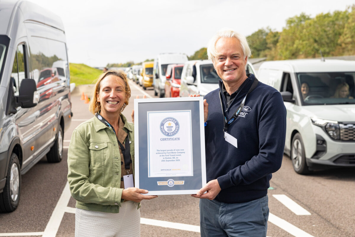 Νέα διάκριση του Ford Transit στο GUINNESS WORLD RECORDS