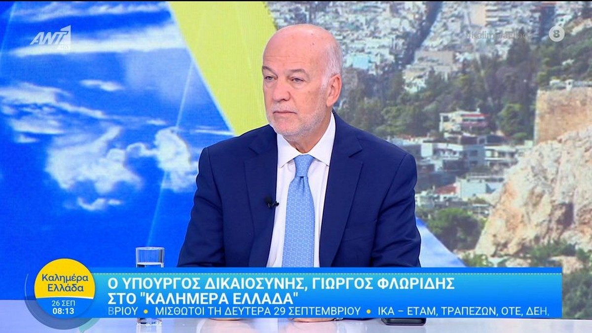 Φλωρίδης: «Πολιτικά αδίστακτοι αυτοί που κρύβονται πίσω από την απεργία πείνας» (VIDEO)