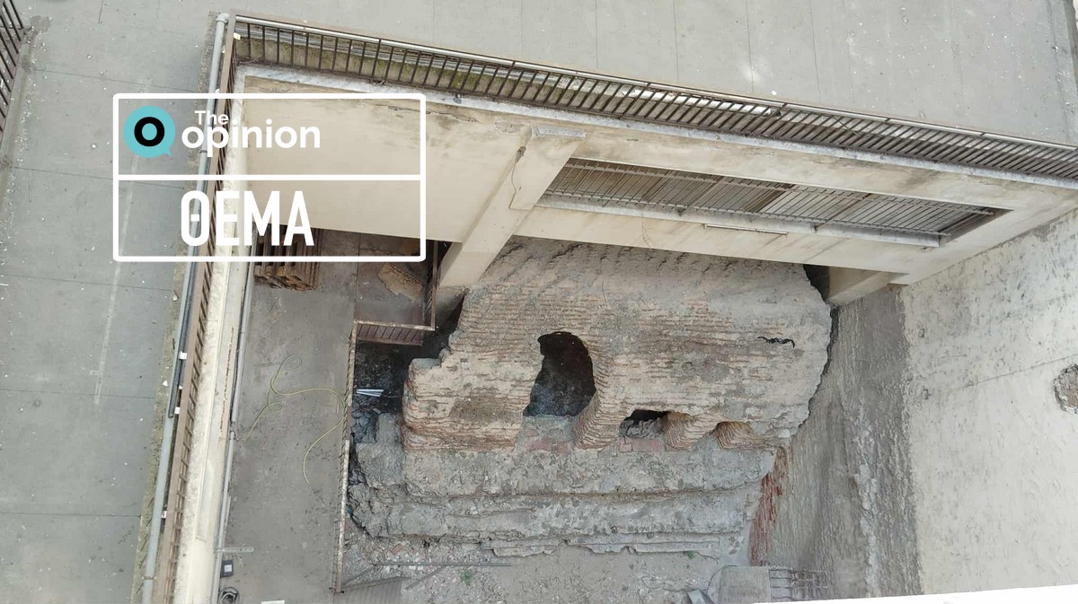 Θεσσαλονίκη: Τμήμα του Ρωμαϊκού Ιππόδρομου κρυμμένο σε ακάλυπτο πολυκατοικιών (ΦΩΤΟ-VIDEO)