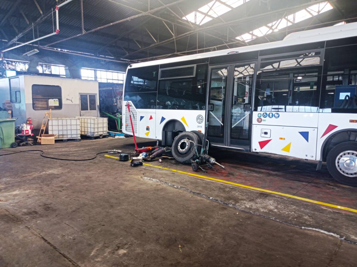 ΔΑΣ ΟΑΣΘ: Εργατικό ατύχημα στο αμαξοστάσιο της Σταυρούπολης