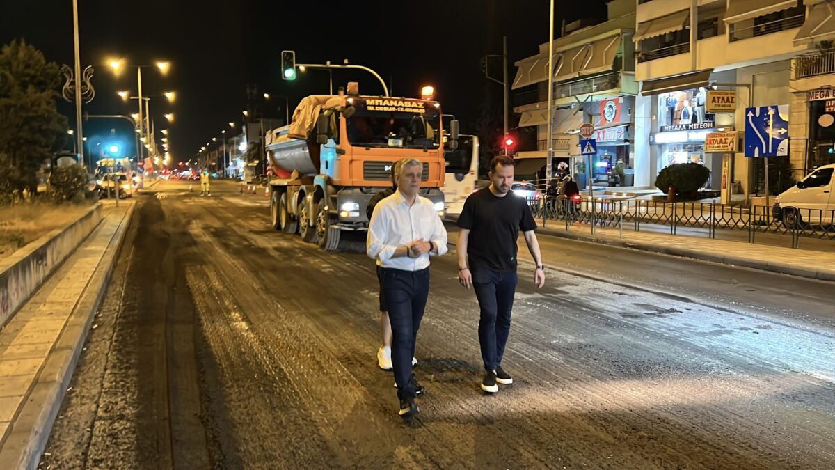 Θεσσαλονίκη: Αλλάζει όψη η οδός Μίκη Θεοδωράκη (ΦΩΤΟ)