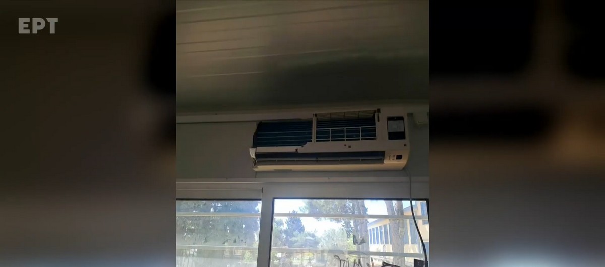 Θεσσαλονίκη: Νεαροί έσπασαν θρανία, κλιματιστικά και τον διαδραστικό πίνακα σε σχολείο (VIDEO)