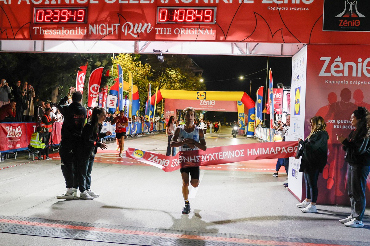 Νυχτερινός Ημιμαραθώνιος Θεσσαλονίκης: Εκπληκτικά ρεκόρ από κορυφαίους Έλληνες πρωταθλητές (ΦΩΤΟ)