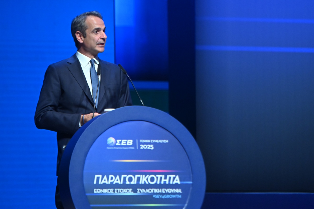 Μητσοτάκης από τον ΣΕΒ: Σταθερότητα ή επιστροφή στις αυταπάτες του 2015 – Μήνυμα σε αγορές και… Τσίπρα