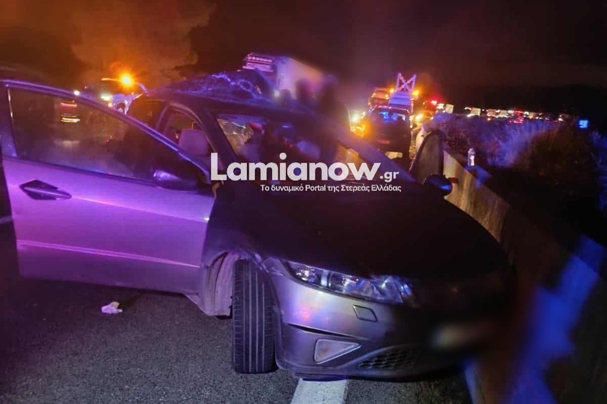 Τροχαίο στην Εθνική Οδό Λαμίας–Αθηνών: Φορτηγό συγκρούστηκε με αυτοκίνητο – Ένας τραυματίας