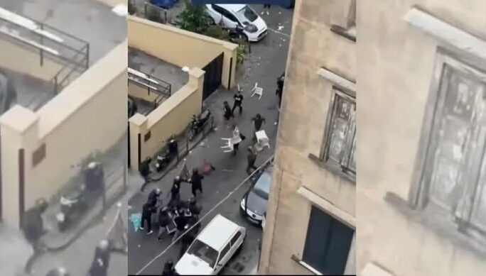 Χάος στη Νάπολη: Άγρια επεισόδια μεταξύ Ιταλών και Πορτογάλων οπαδών (VIDEO)