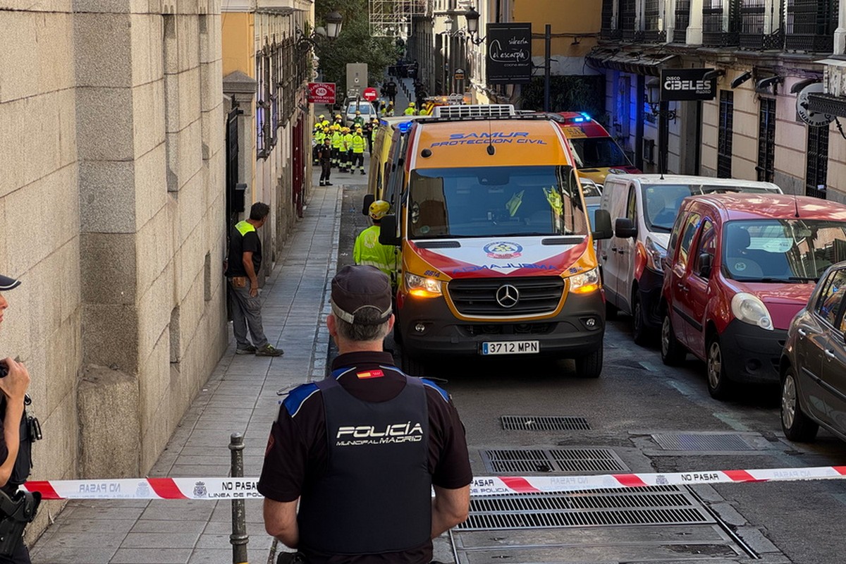 Δυο νεκροί από την κατάρρευση κτιρίου στην Μαδρίτη – Άγνωστα ακόμη τα αίτια