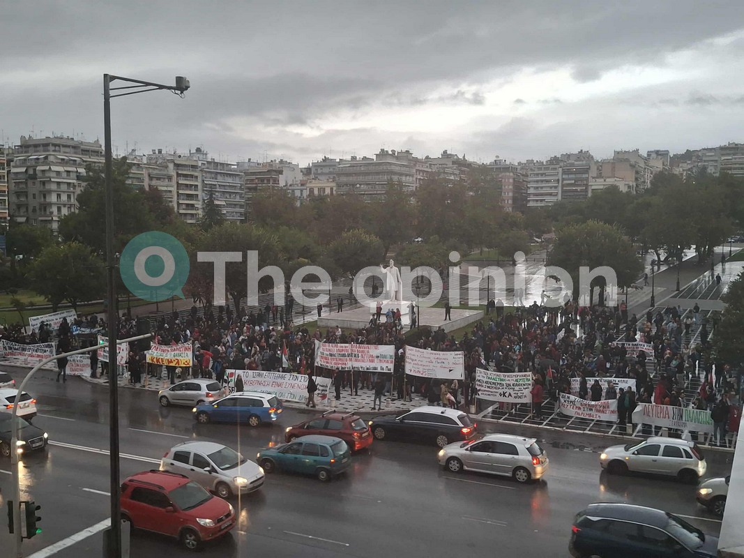 Πορεία στη Θεσσαλονίκη για τον στολίσκο προς Γάζα (ΦΩΤΟ+VIDEO)