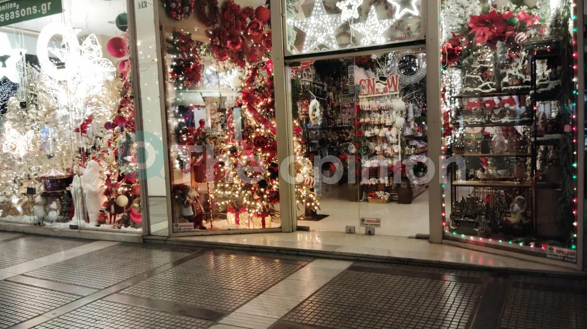 Το ωράριο των καταστημάτων της Θεσσαλονίκης την περίοδο των Χριστουγέννων