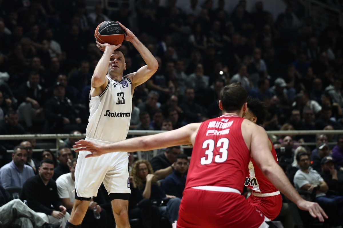 Δεύτερη ήττα στη GBL για τον ΠΑΟΚ που υπέκυψε στην ανωτερότητα του Ολυμπιακού (VIDEO)