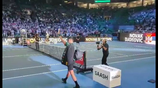 Ο Τζόκοβιτς αποθεώθηκε από τον κόσμο στο Telekom Center Athens Hellenic για το Championship ATP 250