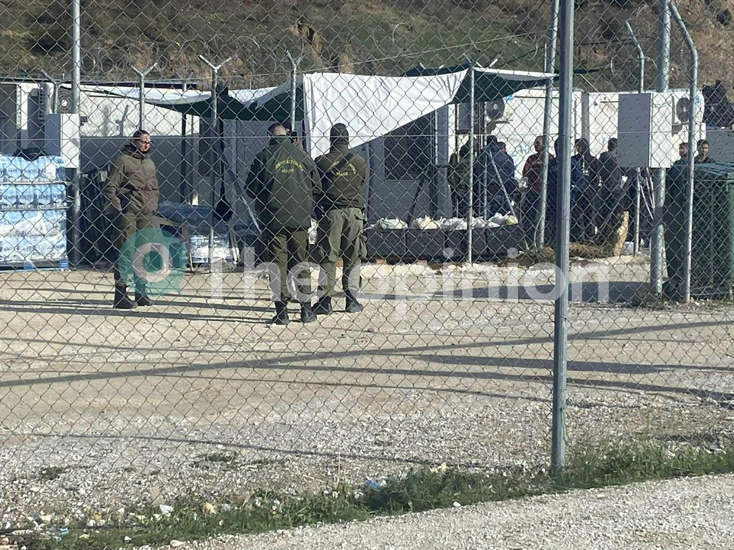 Σε αστυνομικό κλοιό η δομή στις Σέρρες μετά τα χθεσινά επεισόδια (ΦΩΤΟ)