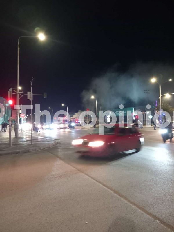 Φωτιά σε λεωφορείο στην Εγνατία – Διερευνώνται τα αίτια (ΦΩΤΟ)