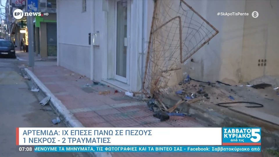 Λούτσα: Αυτοκίνητο παρέσυρε πεζούς – Ένας νεκρός (VIDEO)