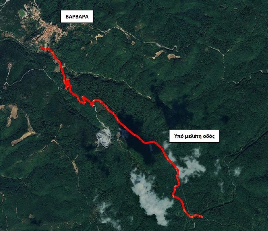 Χαλκιδική: Προς ολοκλήρωση ο οδικός άξονας Βαρβάρας – Νεοχωρίου