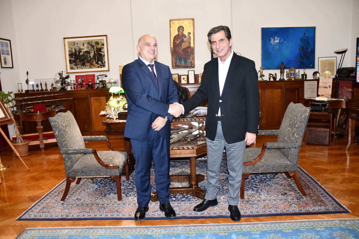 Συνάντηση γνωριμίας του ΥΜΑΘ με τον νέο Πρόεδρο της ΔΕΘ Α.Ε.