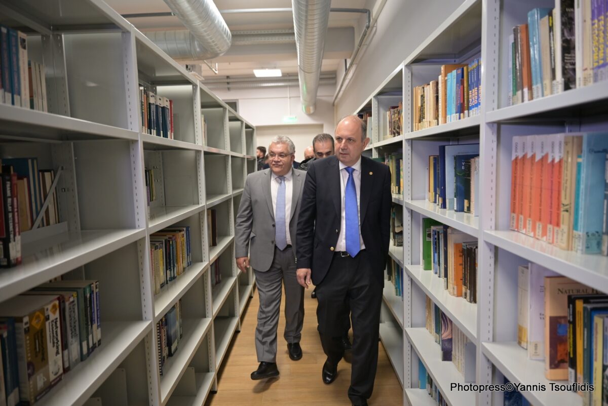 Εγκαινιάσθηκε η νέα ενοποιημένη Βιβλιοθήκη της ΣΘΕ: Ένας σύγχρονος χώρος μάθησης και έρευνας για χιλιάδες φοιτήτριες, φοιτητές και ακαδημαϊκό προσωπικό