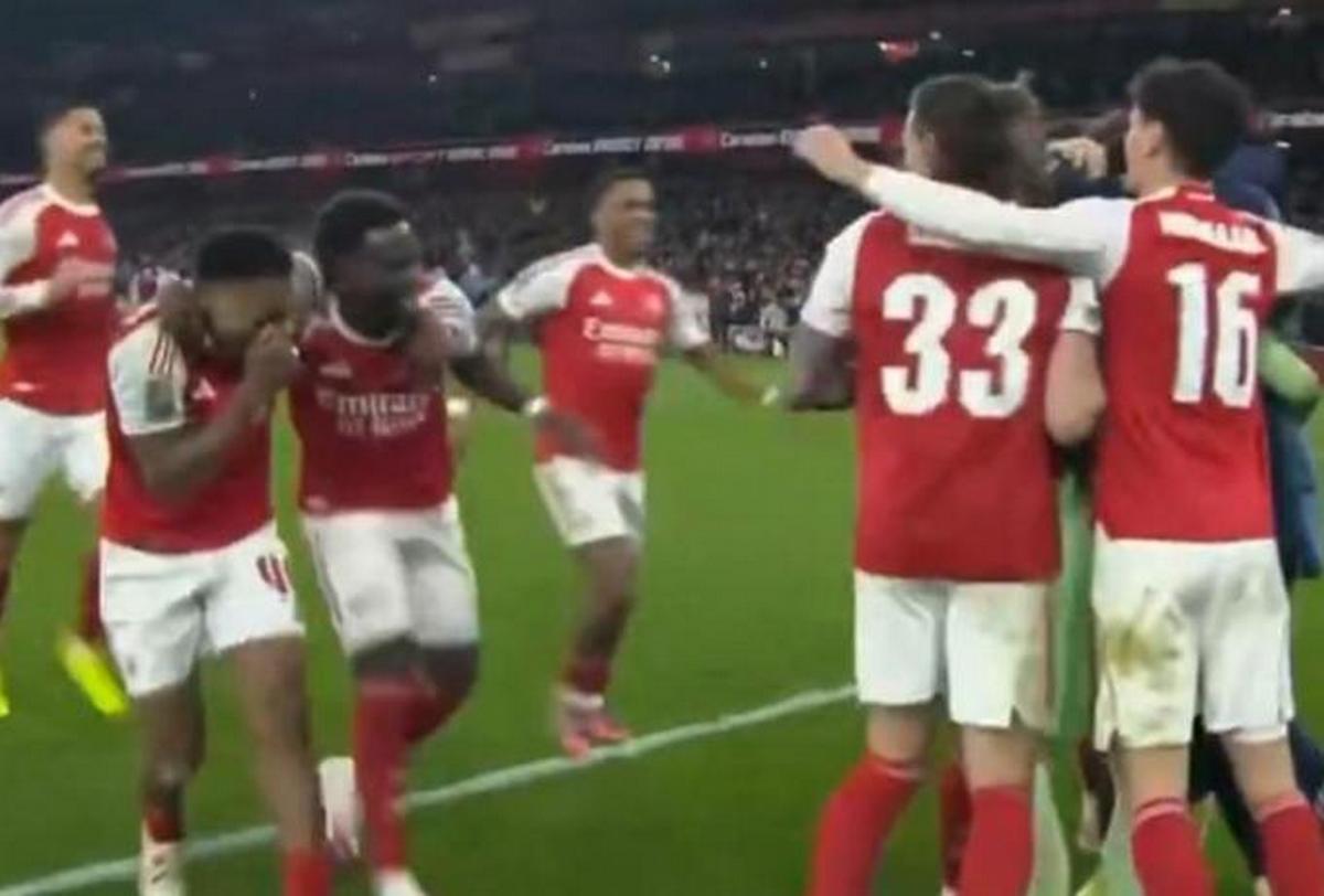 Ο λόγος που οι παίκτες της Άρσεναλ γελούσαν μετά την διαδικασία των πέναλτι (VIDEO)