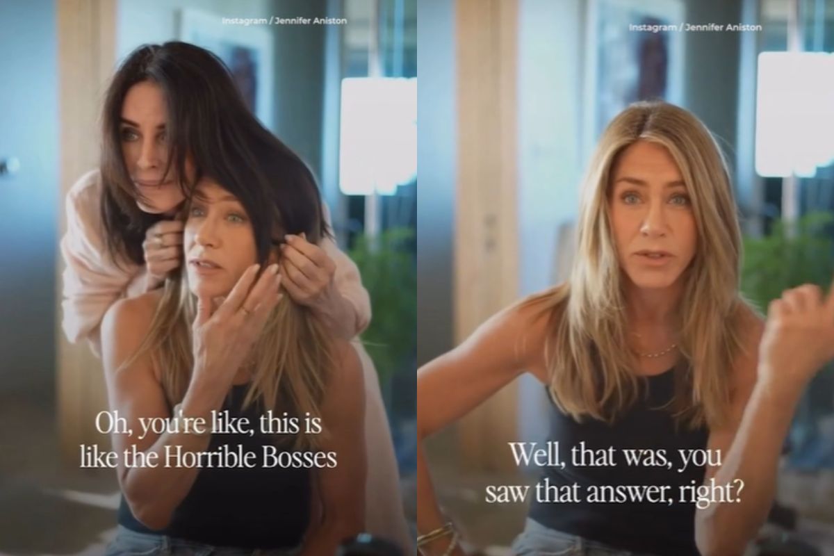 Τζένιφερ Άνιστον-Κόρτνεϊ Κοξ: Τα «Φιλαράκια» ξανασμίγουν και λύνουν το μυστήριο των… ξανθιών (VIDEO)