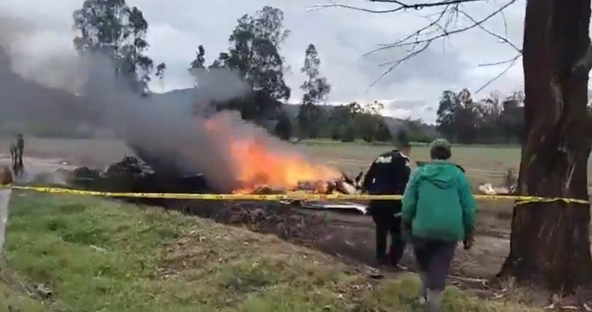 Τραγωδία στην Κολομβία: Έξι νεκροί από συντριβή ιδιωτικού αεροσκάφους (VIDEO)