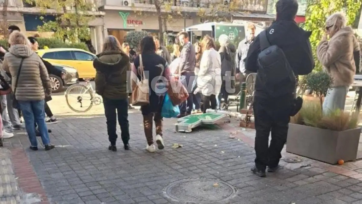 «Σταυρός» φαρμακείου έπεσε πάνω σε γυναίκα
