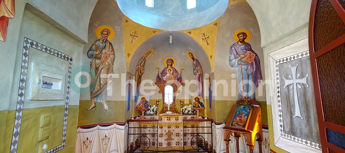 Με λαμπρότητα τα θυρανοίξια του Παρεκκλησίου Αγ. Γεωργίου του Διαβαλκανικού (ΦΩΤΟ)