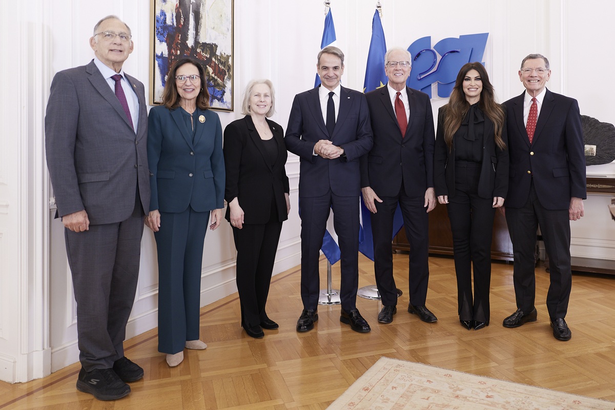 Συνάντηση Κ. Μητσοτάκη με αντιπροσωπεία του Κογκρέσου των ΗΠΑ:«Οι σχέσεις μας στο υψηλότερο επίπεδο όλων των εποχών»