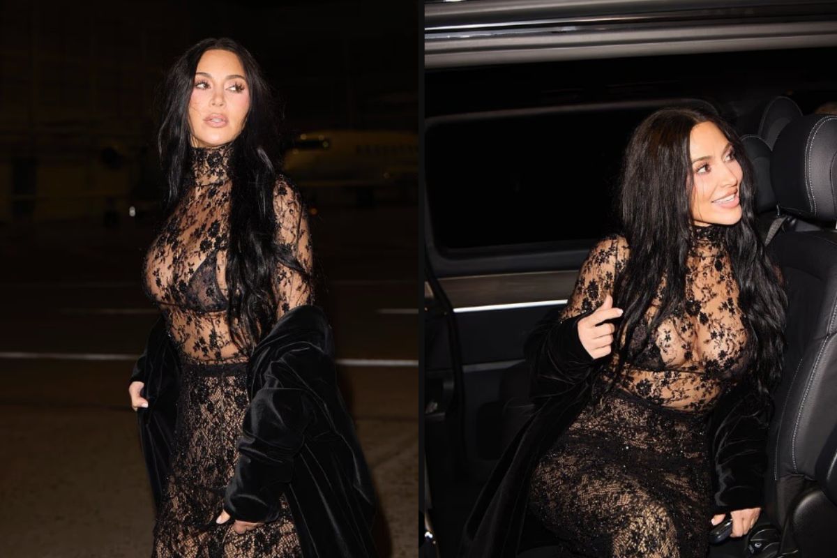 Το «γυμνό φόρεμα» της Κιμ Καρντάσιαν στο ρομαντικό δείπνο με τον νέο της σύντροφο