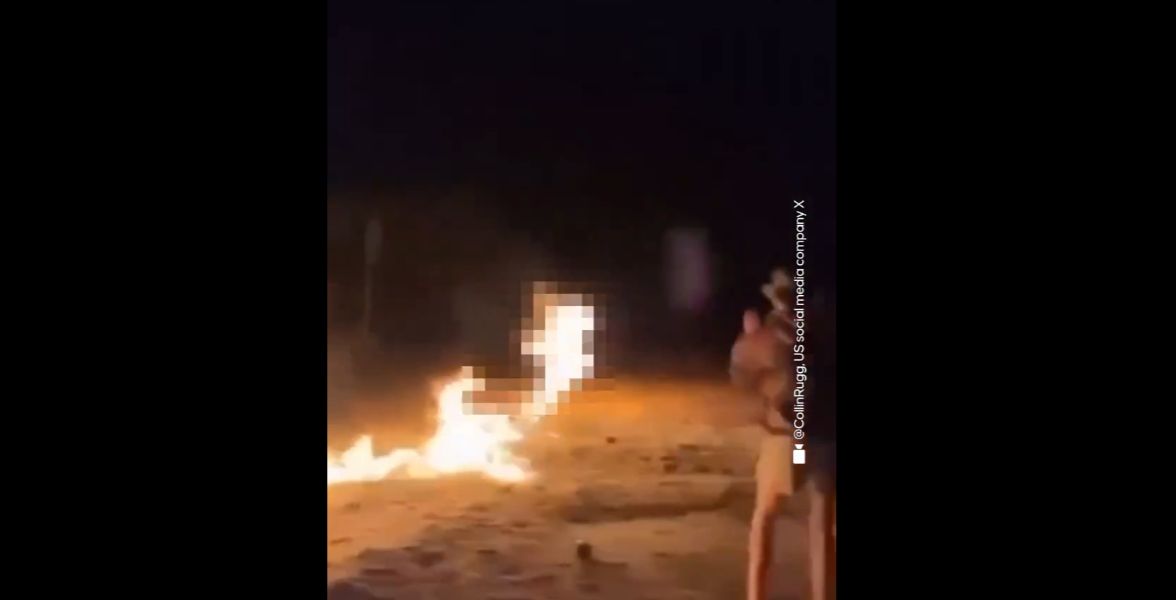 ΗΠΑ: Νεαρός έβαλε φωτιά σε φίλο του και… γελούσε (VIDEO)