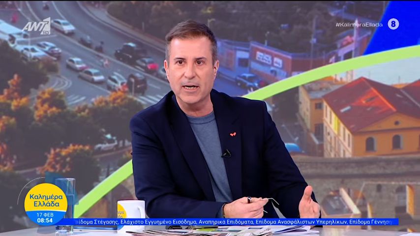 Παναγιώτης Στάθης: Ανακοίνωσε τον θάνατο της μητέρας του on air – Το έμαθε πριν ξεκινήσει η εκπομπή (VIDEO)