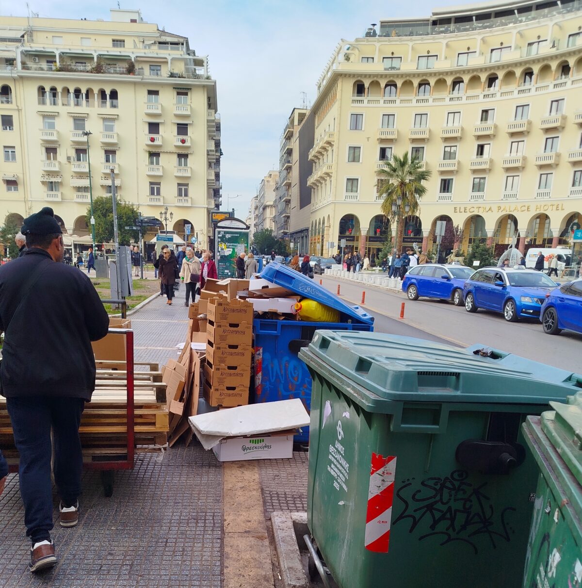 ΦΩΤΟ ΣΑΒΒΑ ΑΥΓΗΤΙΔΗ για το πώς γίνεται η ανακύκλωση στο Δήμο Θεσσαλονίκης
