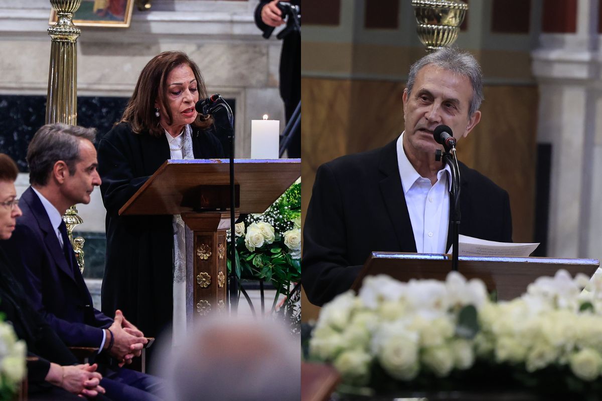 Μαρινέλλα: Οι συγκινητικοί επικήδειοι λόγοι που εκφώνησαν Αλεξίου και Νταλάρας (VIDEO)