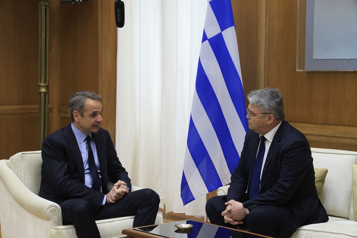 Συνάντηση Μητσοτάκη- Νατσιού για τις εξελίξεις στη Μέση Ανατολή